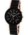 Наручные часы JACQUES LEMANS High Tech Ceramic, черный/золотой