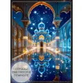 Алмазная мозаика 40x50 Дворец изнутри | Светится в темноте