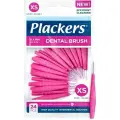 Межзубные ершики Plackers Dental Brush XS 0,4 мм 24 шт. розовые