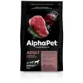 ALPHAPET SUPERPREMIUM сухой корм для взрослых собак крупных пород с говядиной и потрошками 3кг х 3 шт