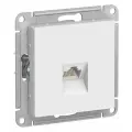 ATN001383 ATLASDESIGN розетка компьютерная RJ45, кат. 5Е, механизм, лотос