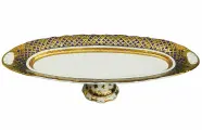 Блюдо овальное на ножке 55,5 см. Линия Марокко
