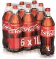 Газированный напиток Coca-Cola Classic, 1 л, 6 шт.