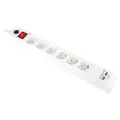 Сетевой фильтр Buro BU-SP5_USB_2A-W, 6 розеток, с/з, 10А / 2200 Вт 6 2 5 м 0.75 кв. мм 109 мм 55 мм белый