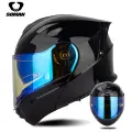 Шлем SOMAN SM965, мотоциклетный, с двойными линзами