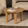 Столик журнальный PECOLA D800 круглый, массив дерева бук
