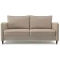 Диван-кровать раскладной PUSHE Фьорд Smart 160, велюр, бежевый Balance 130