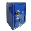 Металлический сейф-копилка ZJMZYM, Синий