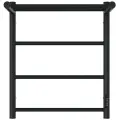 Полотенцесушитель электрический Двин (Dveen) FJ neo 60х50 см, с полкой, К диммер черный матовый
