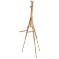 Мольберт-тренога полевой универсальный MABEF М-27 с держателями для 2 холстов с кронштейнами, бук