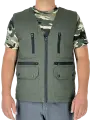 Летний жилет лето с карманами для рыбалки , охоты и туризма из плотного материала