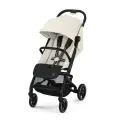 Коляска прогулочная Cybex Beezy Canvas White, с бампером и дождевиком