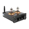 Буфер HiFi 6J5 Bluetooth 4.2 Ламповый предусилитель Усилитель Стерео предусилитель с регулировкой тона высоких частот (черный)