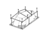 Монтажный комплект для ванны Santek Майорка XL 160х95 WH112429