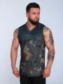 Майка спортивная Barracuda V-NECK, 1 шт., размер XS, милитари