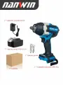 NanWin Tool DTW700 1800N. m Электрический Ударный Гайковерт С Высоким Крутящим Моментом 1/2 Дюйма, Совместимый С Аккумулятором NanWin - 1 Аккумулятора 6,0 Ач