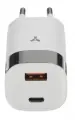 Сетевое зарядное устройство Accesstyle Amethyst 33 Вт, Type-C + Type-A, белый