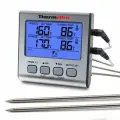 ThermoPro TP17 Термометр для мяса с таймером, Серебристый