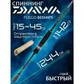 Спиннинг для рыбалки Daiwa FUEGO 802MHFS 2.44м 15-45гр, карбоновый