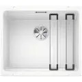 Кухонная мойка Blanco ETAGON 500-U Silgranit белый, стоп-вентиль 522231