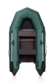Лодка ПВХ Лидер Тайга-290 Киль с жестким полом, 41 см баллоны, армированный ПВХ, серого цвета