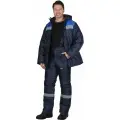 Костюм Рост-Норд куртка брюки, темно-синий с васильковым, ткань Оксфорд р. 64-66/182-188 / Костюм рабочий мужской / Костюм рабочий