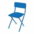Стул складной Ника с мягким сиденьем СТУ3/9 синий