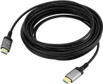 Кабель аудио-видео Digma HDMI (m) - HDMI (m), ver 2.1, 10м, GOLD, черный [hdmi-aoc2.1-10]