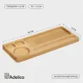 Блюдо сервировочное Adelica «Роллы и Суши», массив берёзы