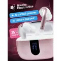 Беспроводные наушники Bluetooth с шумоподавлением, розовые