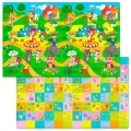 Коврик развивающий для детей двусторонний Funkids Big-12, размер 230х140 см, толщина 12 мм (мягкий пол для детской комнаты) арт. FD-B12-2S-010