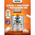 Цинк + Магний + Витамин В6, NOW ZMA, 180 капсул, для иммунитета, для тренировок, для набора мышечной массы