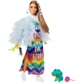 Кукла Barbie Экстра в радужном платье GYJ78 разноцветный