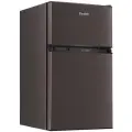 Холодильник Tesler RCT-100 Dark Brown, темно-коричневый