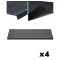 Противоскользящая накладка на ступени/проступь резина 25х77 см, 4 шт
