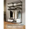 Гардеробная система, мебель для хранения Abelle AB-635-3, черный, Металл, 163х205х35см