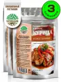 Готовое блюдо Кронидов Курица в соусе терияки Готовая еда/ Консервы натуральные Набор 3 шт. по 250 г