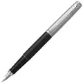 Ручка перьевая Parker Jotter Bond Street Black CT, корпус черный, детали из нержавеющей стали, синяя (2030947)