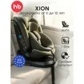 Автокресло детское поворотное 360, Xion Happy Baby 0-12 лет, группа 0+/1/2/3 (до 36 кг), i-size, Isofix с базой, олива