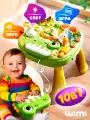 Музыкальный развивающий центр WiMi. игровой столик бизиборд со светом и звуком