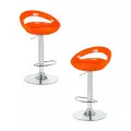 Набор 2 шт. Стул барный DOBRIN DISCO, LM-1010, оранжевый