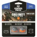 Накладки на стики для геймпада KontrolFreek CALL of DUTY Black Ops Grav Slam  36 (2 шт) Серый/Оранжевый (PS4)