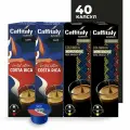Кофе в капсулах Caffitaly System Ecaffe Costa Rica&Colombia, 40 капсул, для Paulig, Caffitaly, Tchibo Cafissimo