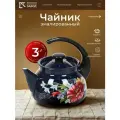 Чайник эмалированный Керченский металлургический завод 42715-123/6-У4, 3 л