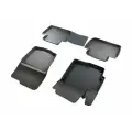 Коврики резиновые в салон 3D LUX для Mitsubishi Outlander (2006-2021)/Митсубиси Аутлендер SRTK/сртк