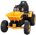 Электромобиль Jiajia JS328C-Yellow, трактор, аккумулятор 12 В, максимальная нагрузка 30 кг