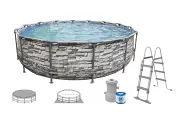 Каркасный бассейн Avenli 4.27м х107см (в комплекте с фильтр-насосом, лестницей, подстилкой, укрывным