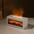 Увлажнитель воздуха с 3D эффектом камина, ароматизатор, ретро-камин для дома настольный декоративный электрокамин с подсветкой и ароматерапией