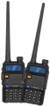 Комплект раций (радиостанций) WLN KD-UV1, улучшенный вариант Baofeng UV-5R, зарядка MICRO USB, скремблер, 2 шт.