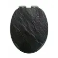 Сиденье для унитаза из МДФ Черное